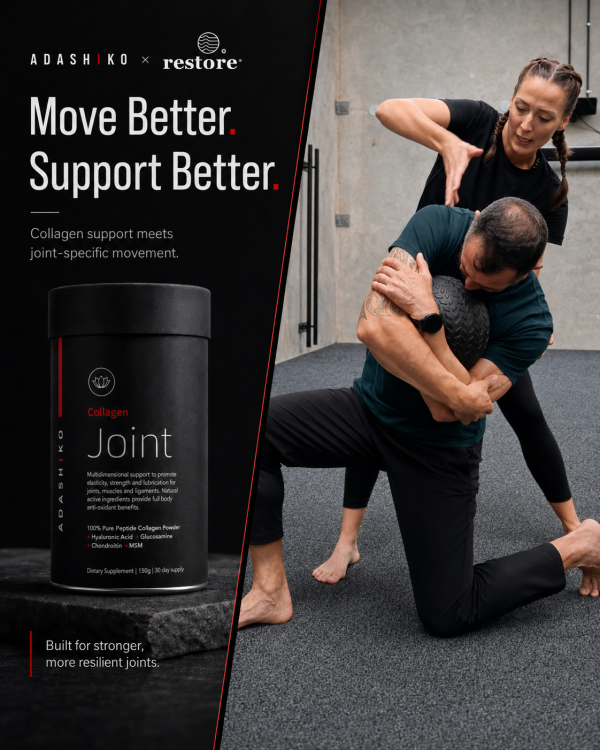 Move Better, Support Better. Collagen support meets joint-specific movement
